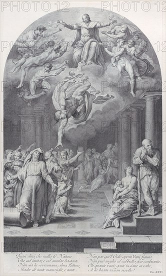 Plate 40: the division of the elect from the reprobate