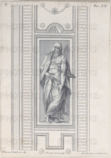 Plate 20: bearded figure