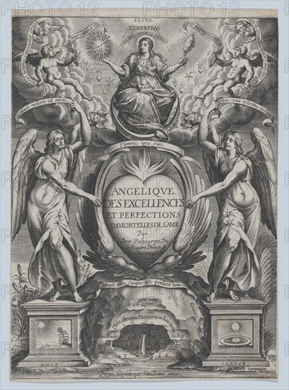 Frontispiece for 'Angélique des excellences de l'âme'