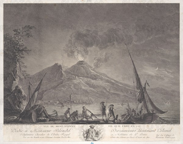 View of Mount Vesuvius as it was in 1757