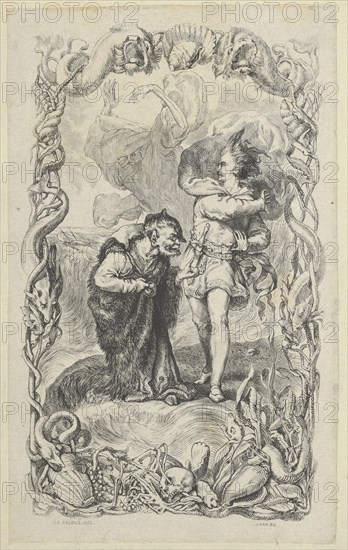 Illustration to the Tempest: Caliban