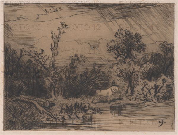 Landscape with Thunderstorm