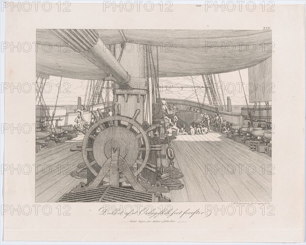 Deck of a Warship