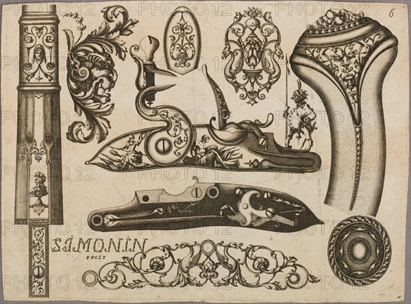 Engraving of Firearms Ornament