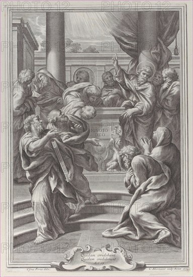 Saint Paul preaching in Athens