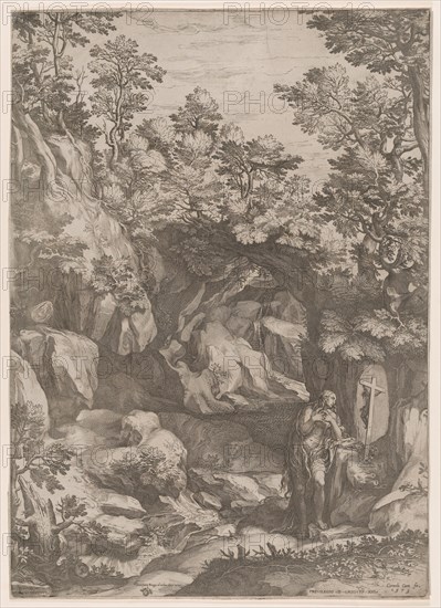 Mary Magdalen Repentant in the Wilderness