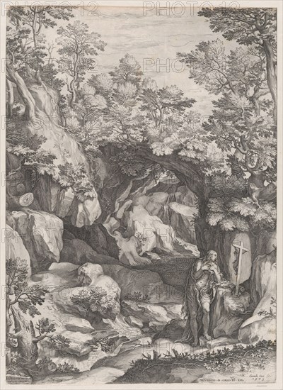 Mary Magdalen Repentant in the Wilderness