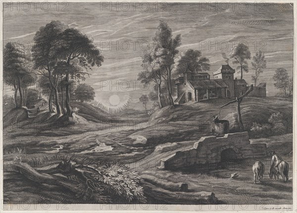 Landscape with Draw-Well