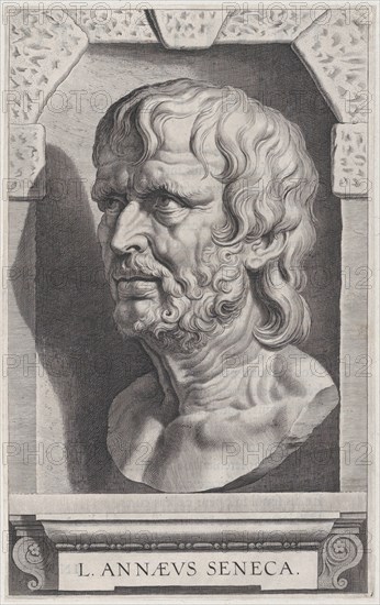 The bust of Seneca