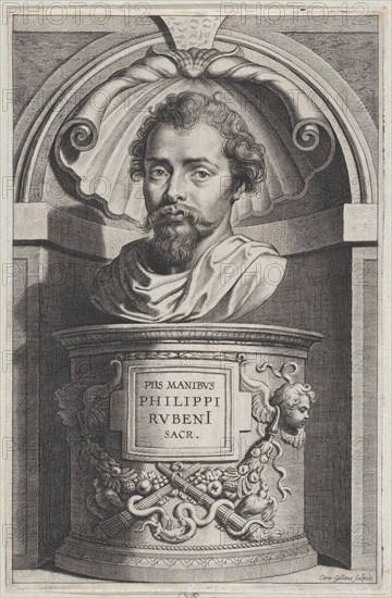 Bust portrait of Philip Rubens