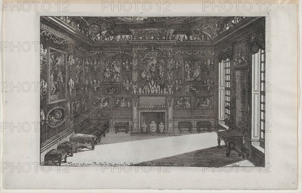 Interior of a Porcelain Cabinet with Paintings and Vases