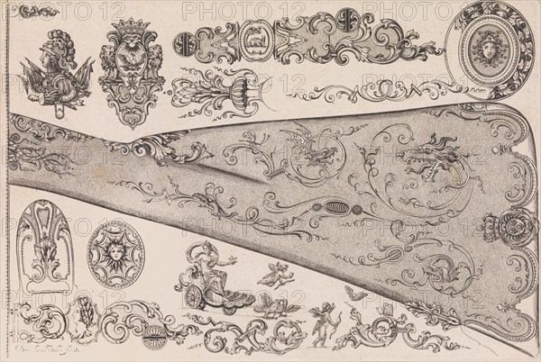 Plate seven from Nouveavx Desseins D'Arquebvseries