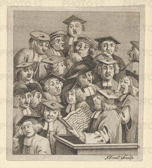 Scholars at a Lecture