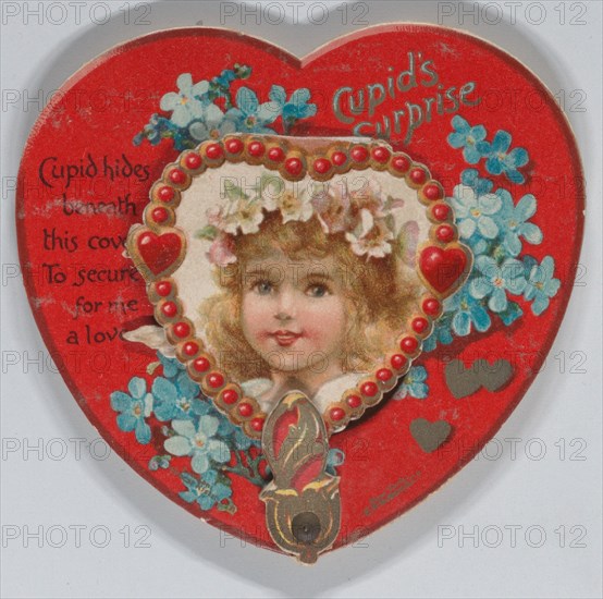 Valentine - mechanical - heart opens to reveal Cupid