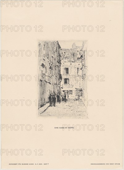 A Street in Dieppe