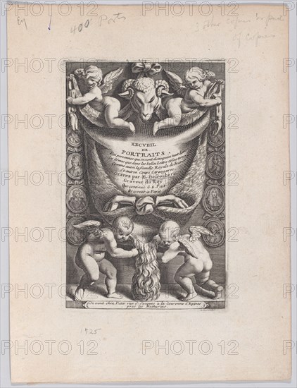 Frontispiece from "Collection of Portraits"