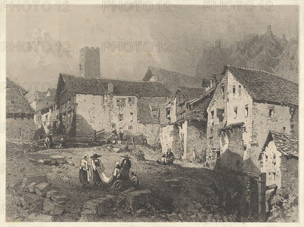 View of a Mountain Village