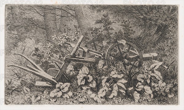 The Plow with Burdock Plants