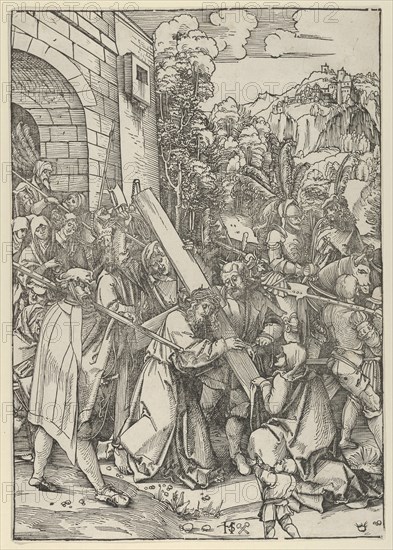 The Carrying of the Cross. Creator: Hans Schäufelein the Elder.