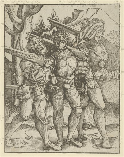 Three Soldiers with Muskets