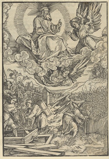 The Harvest and the Wine-Press of Blood. Creator: Hans Schäufelein the Elder.