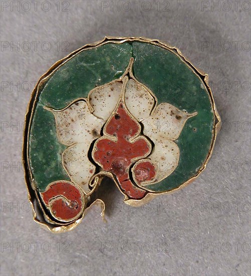 Fragment with a Leaf Motif