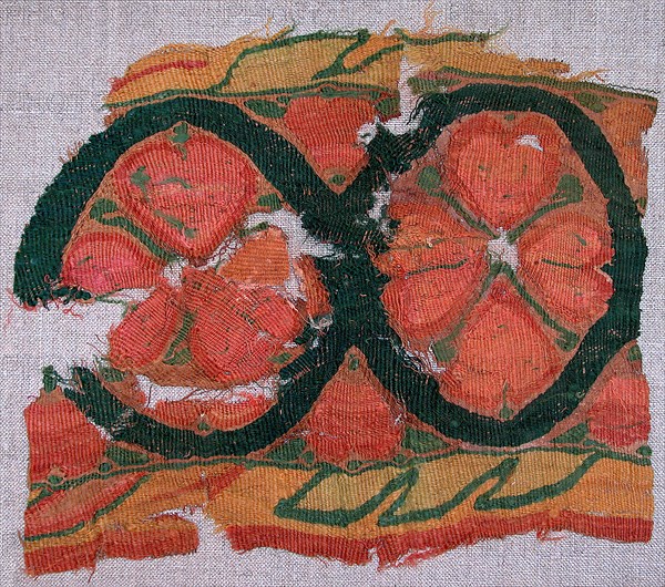 Fragment of a Band with a Floral Motif