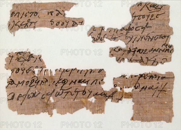 Papyri Fragments of a Letter