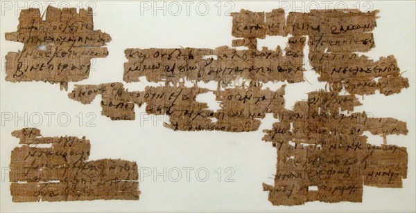 Papyri Fragments of a Letter from Tagape