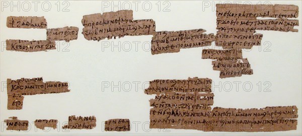 Papyri Fragments of a Letter from Menas to Epiphanius