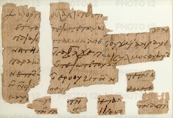 Papyri Fragments of a Letter to Pesenthius