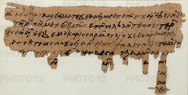 Papyrus Fragment of a Letter from Joseph to Epiphanius