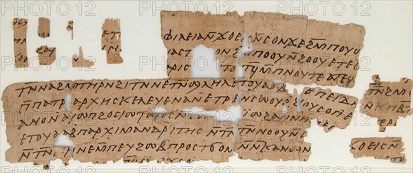 Papyrus Fragments of a Letter from John and Pesenthius to Epiphanius