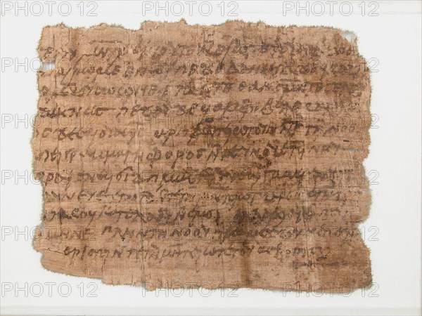 Papyrus Fragment of a Letter from Victor to Abraham