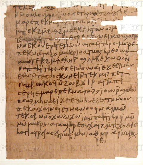 Papyrus Fragment of a Letter