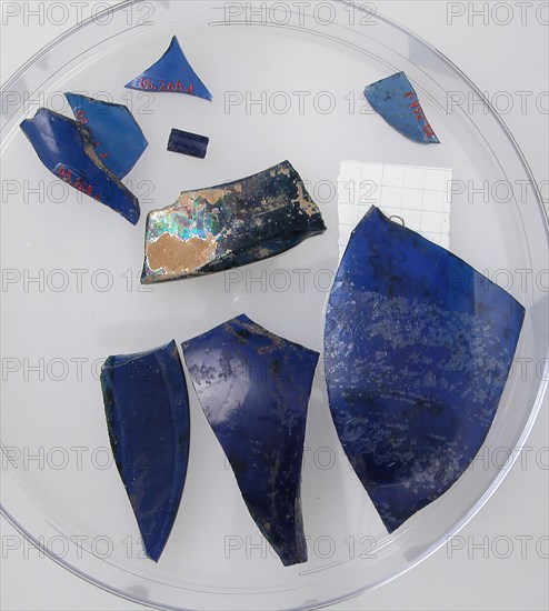 Glass Fragments from a Vessel