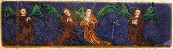 Plaque with Four Angels