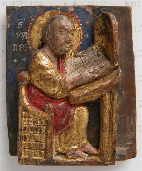 Miniature Relief of Saint John the Evangelist at His Writing Table