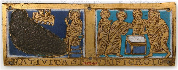 Plaque from a Portable Altar with Scenes from the Life of Jesus