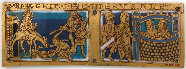 Plaque from a Portable Altar with Scenes from the Life of Jesus