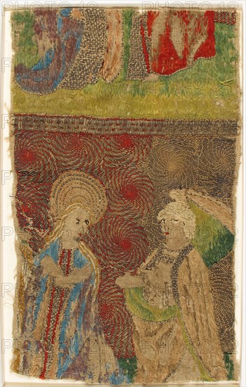 Panel with the Virgin and Gabriel Annunciate