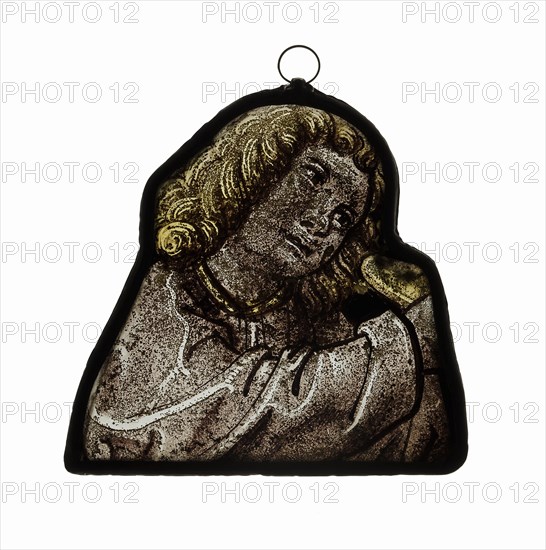 Glass Panel of Head of Angel