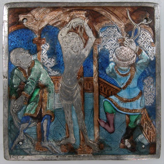 Plaque with the flagellation