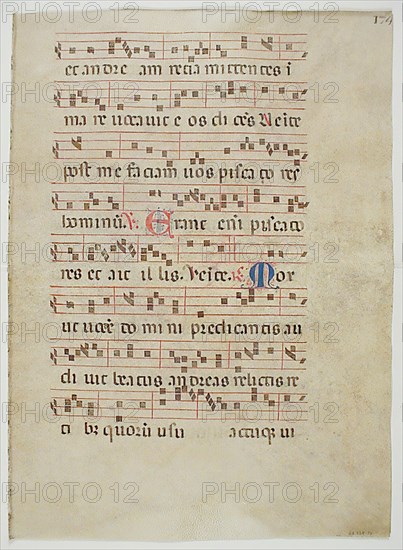 Bifolium from an Antiphonary