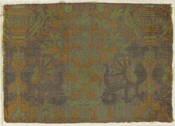Textile with Plants and Animals
