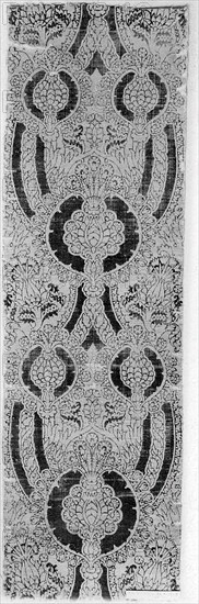 Textile with Foliated Scroll and Pomegranate Motives