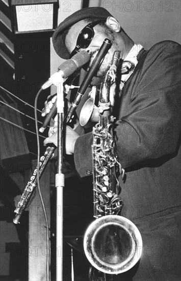 Roland Kirk, Black Prince, Bexley, London, 1967. Creator: Brian Foskett.