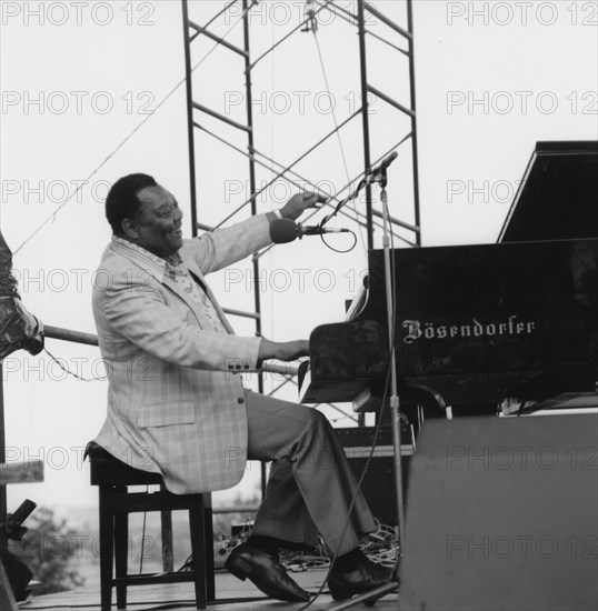 Jay McShann, Capital Radio Jazz Festival, Alexandra Palace, London, 1979. Creator: Brian Foskett.