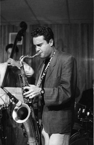 Rick Margitza, Tenor Clef, Hoxton Square, London, June 1991.