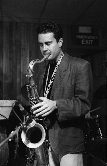 Rick Margitza, Tenor Clef, Hoxton Square, London, June 1991.